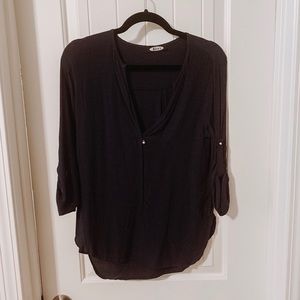 Medium dark blue top
